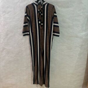 Ace & Jig back front jumpsuit with waist tie, xs